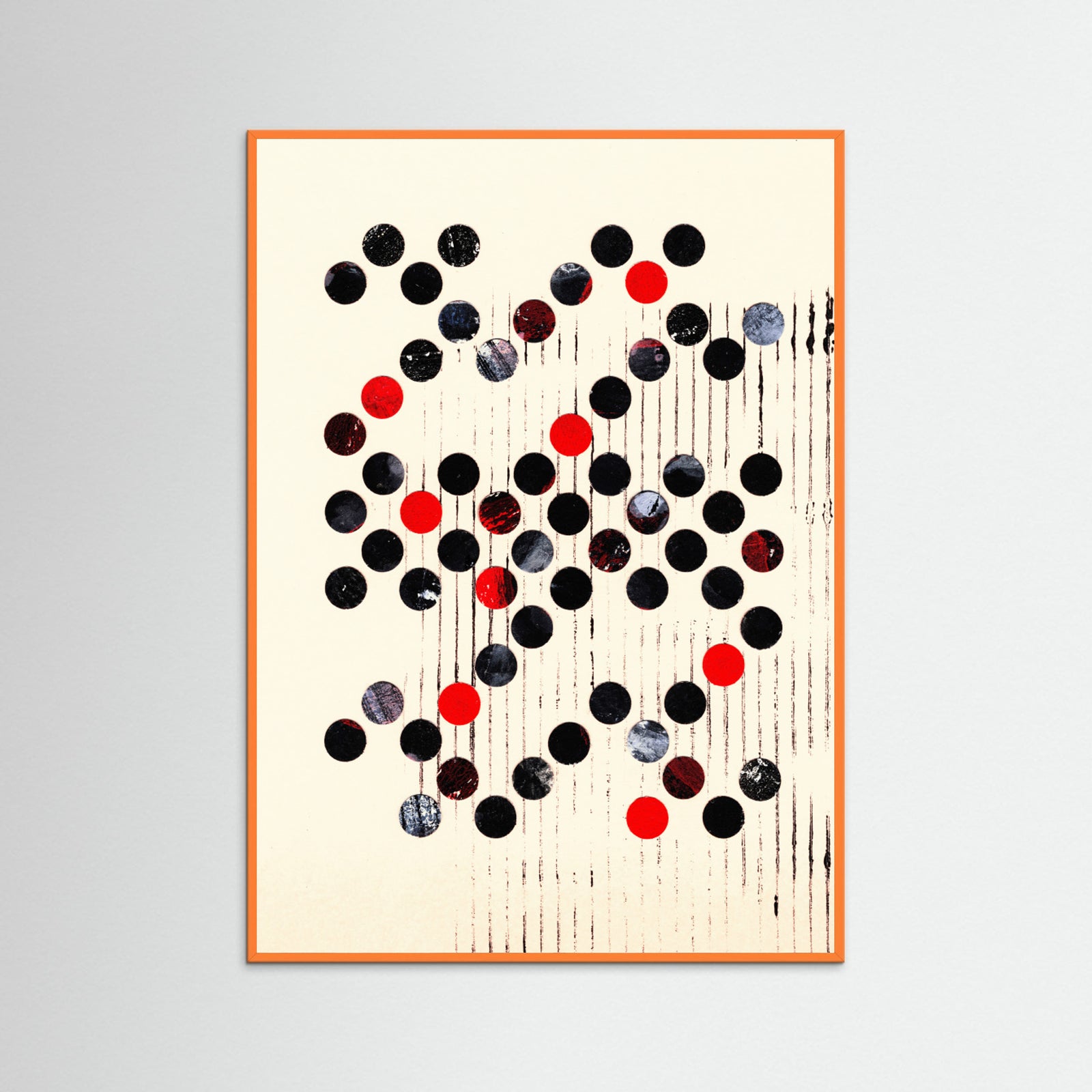 Orange Wood Formula 1. Poster
