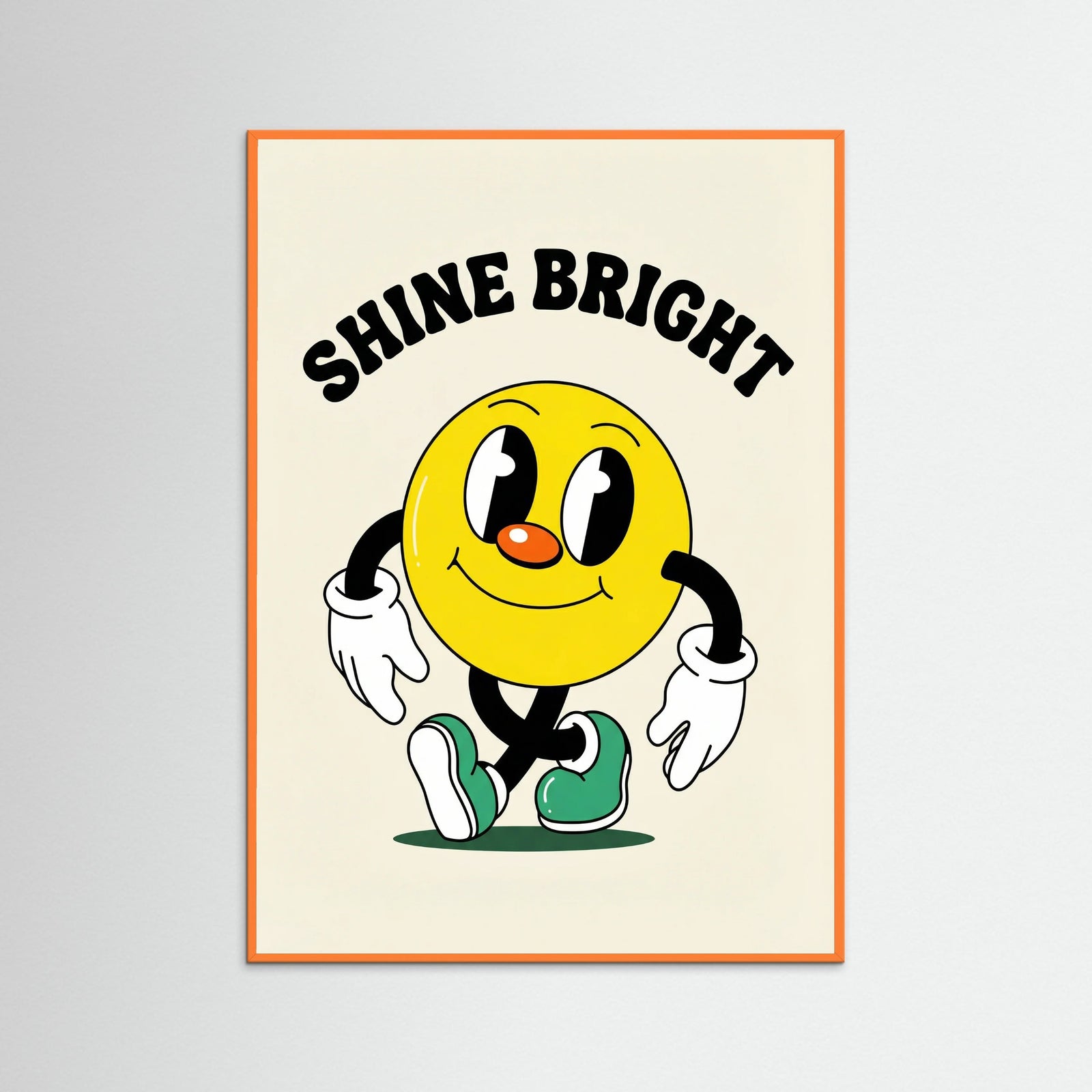 Orange Wood Forward Smile