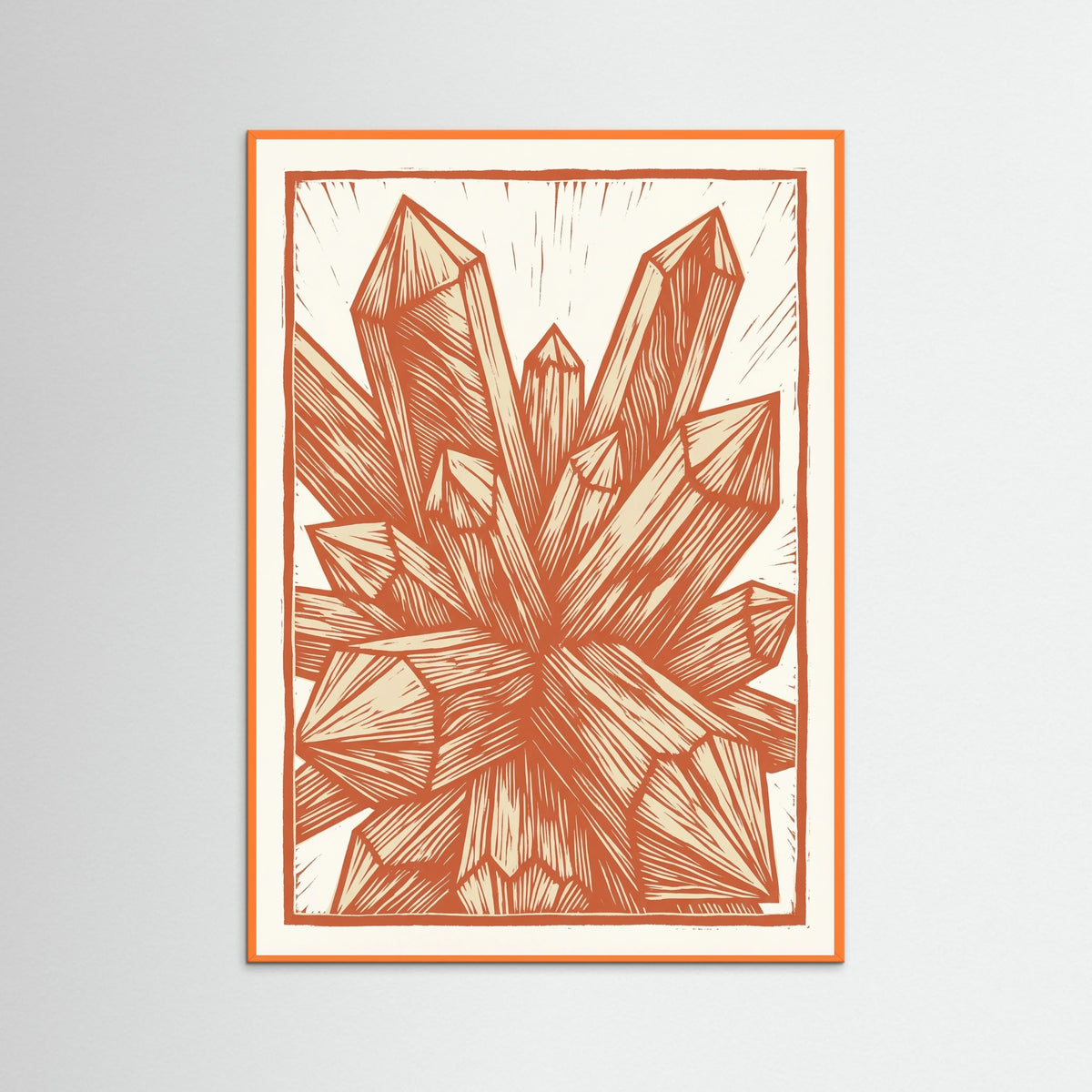 Orange Wood Fractured Dynamics