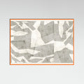Orange Wood Fractured Light 2 Poster