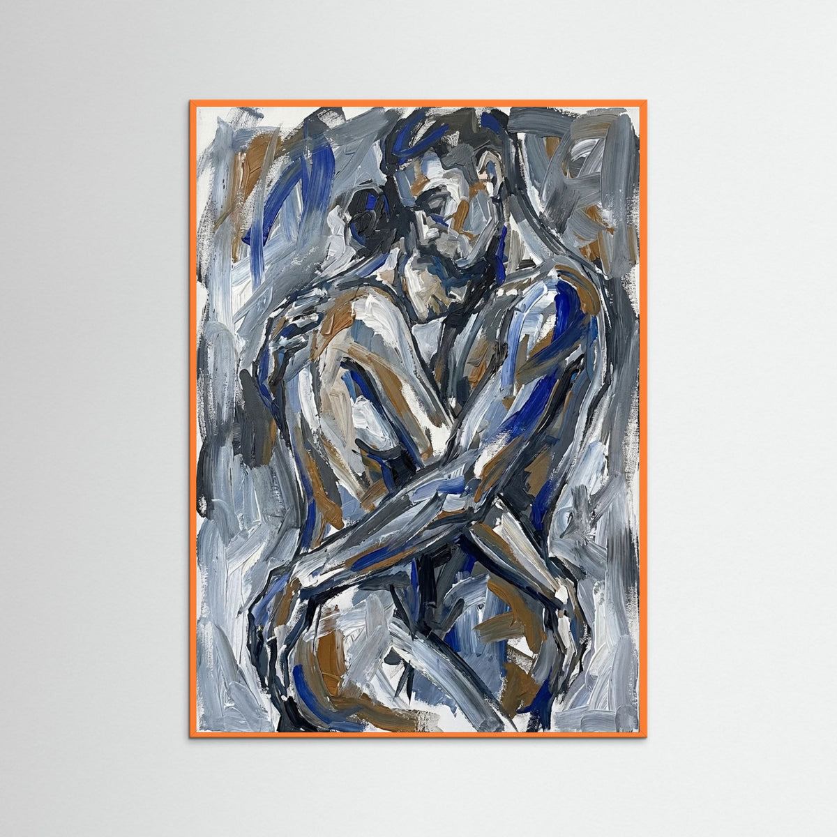 Orange Wood Fragmented Gaze