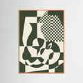 Orange Wood Fragmented Gaze