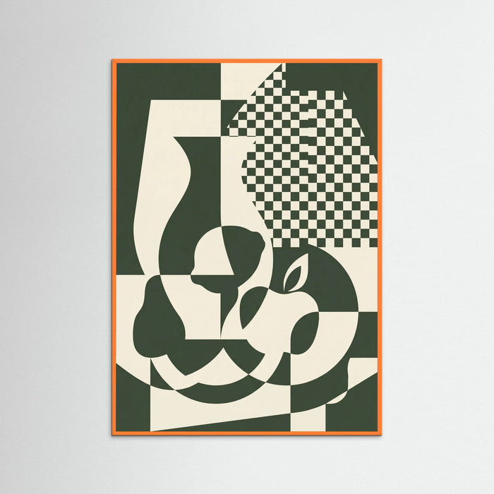Orange Wood Fragmented Gaze