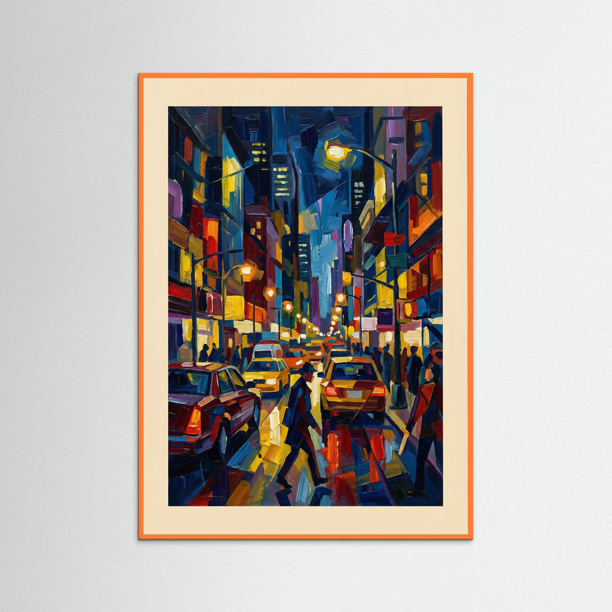 Orange Wood Fragmented Gaze