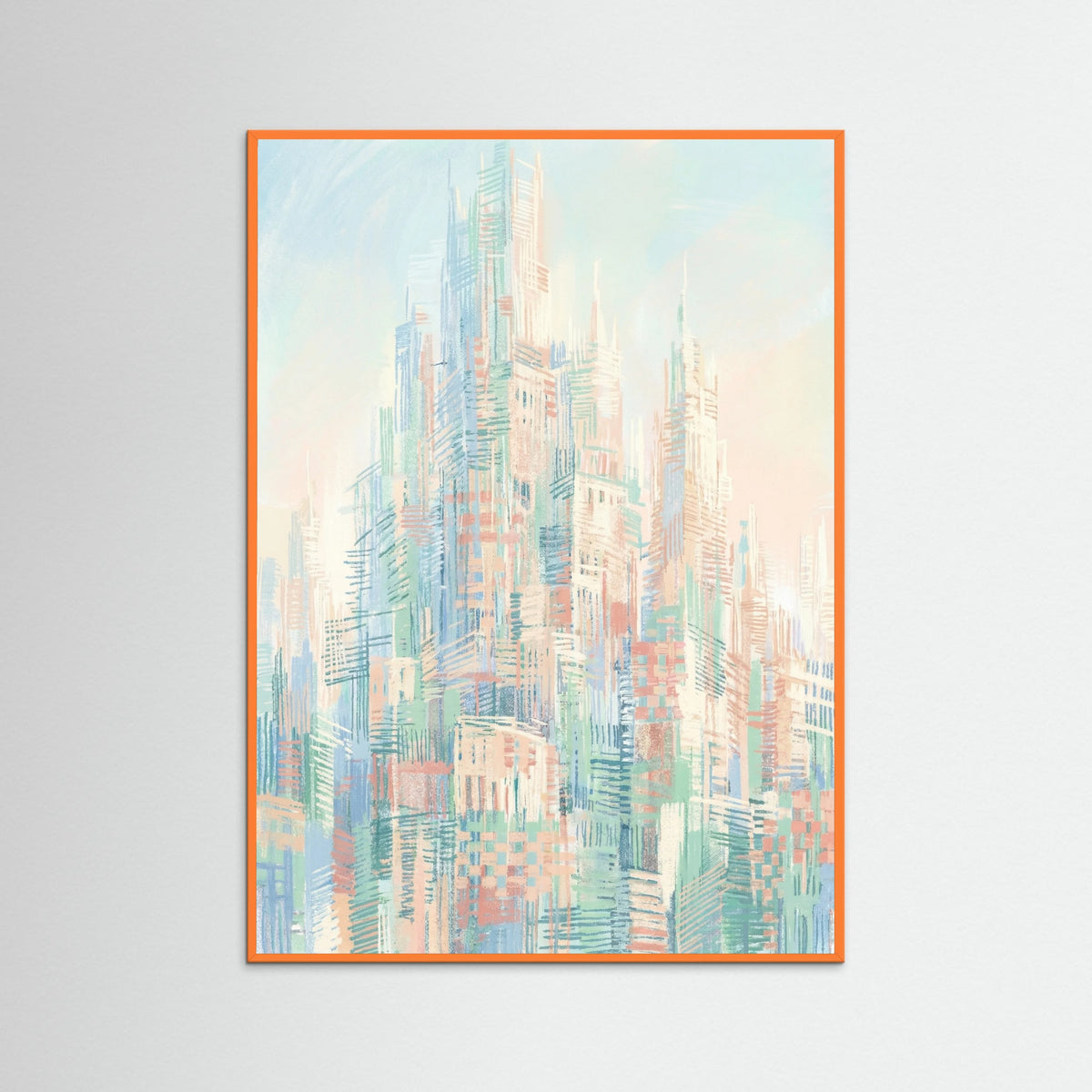 Orange Wood Fragmented Landscape