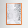 Orange Wood Frozen Calm