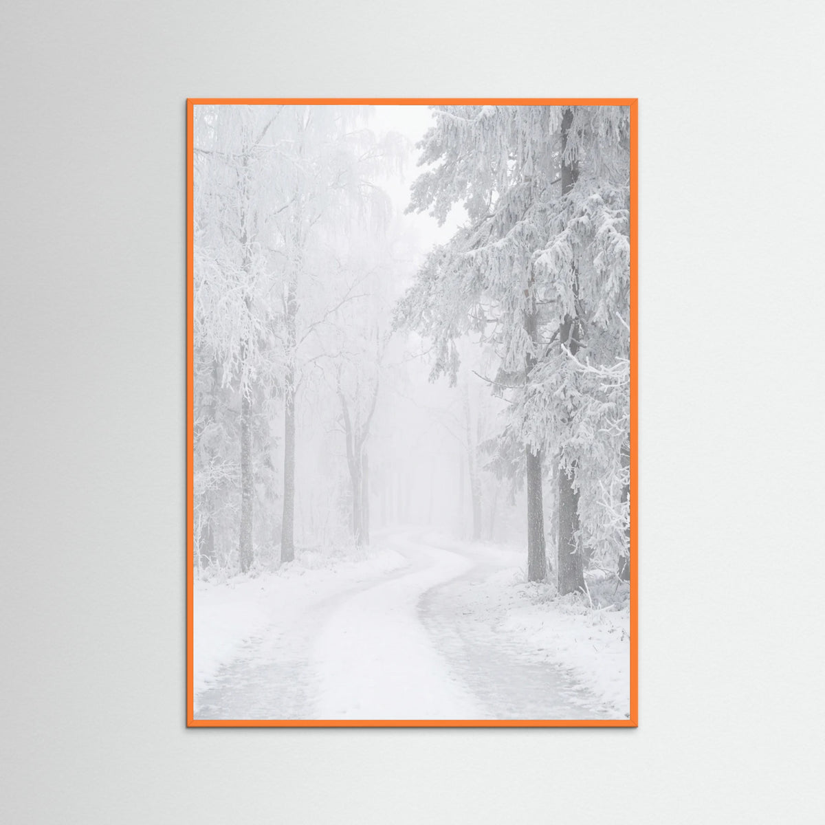 Orange Wood Frozen Calm