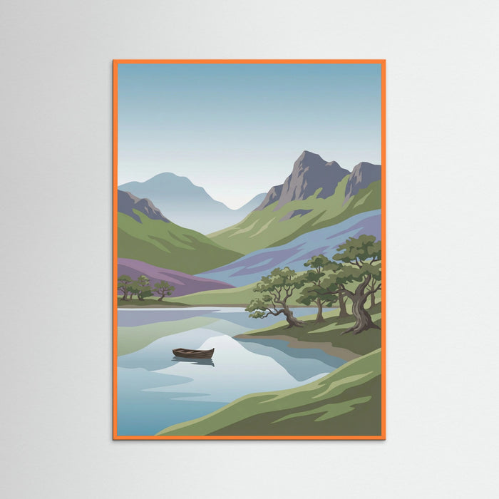 Orange Wood Fuji Lake Vista