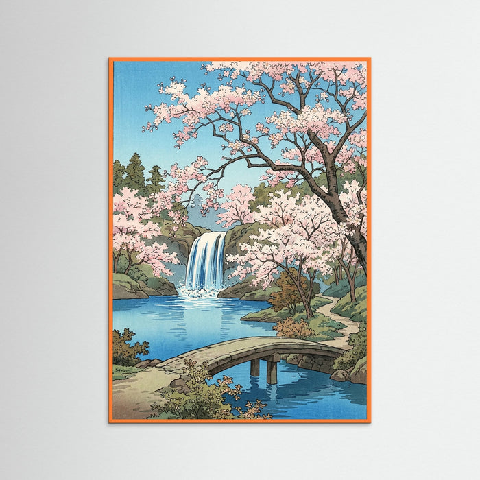 Orange Wood Fuji Spring Lake