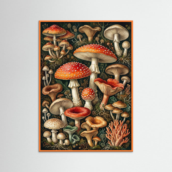 Orange Wood Fungal Fantasy