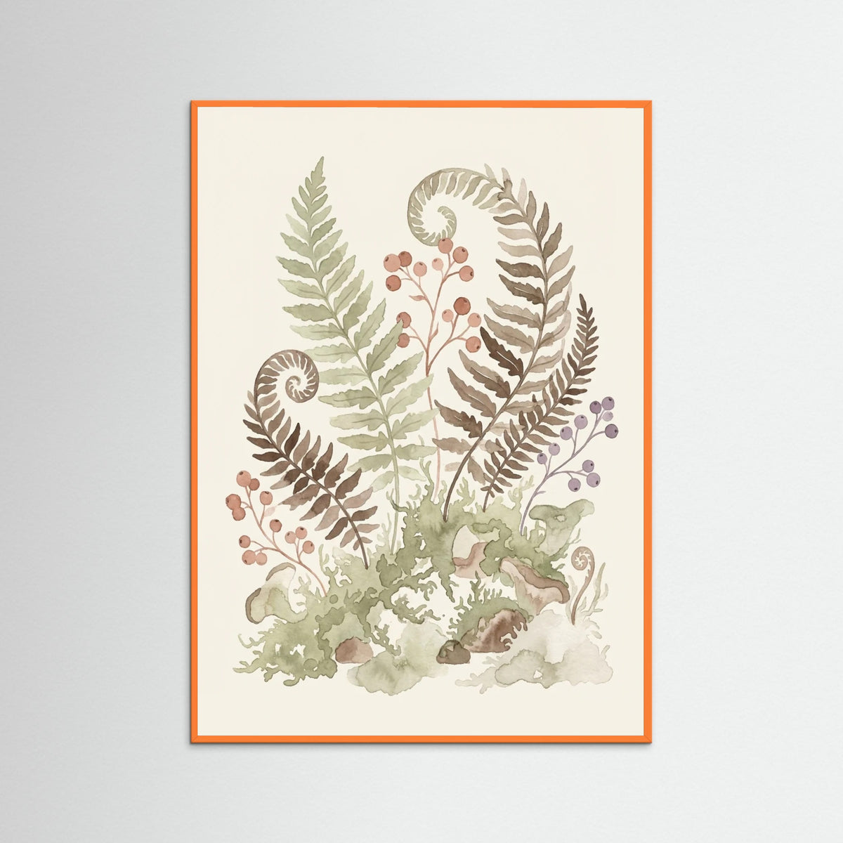 Orange Wood Fungal Medley