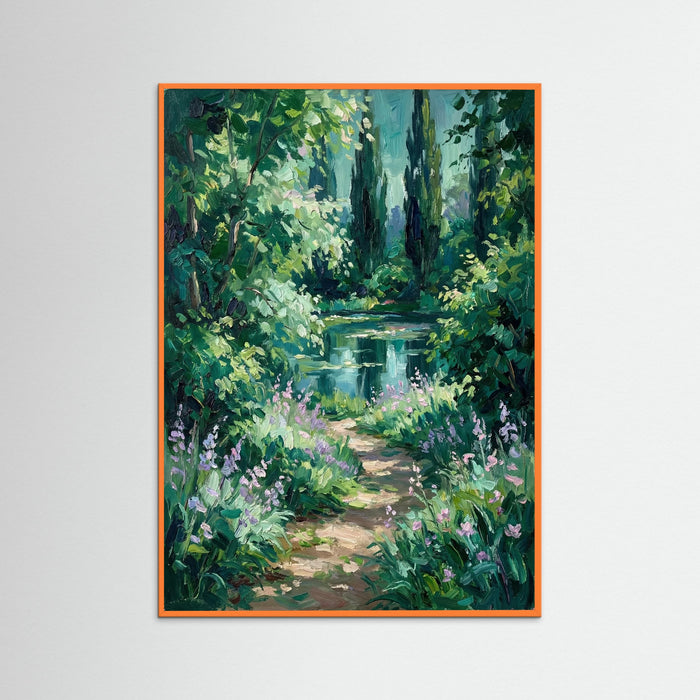 Orange Wood Garden Serenity