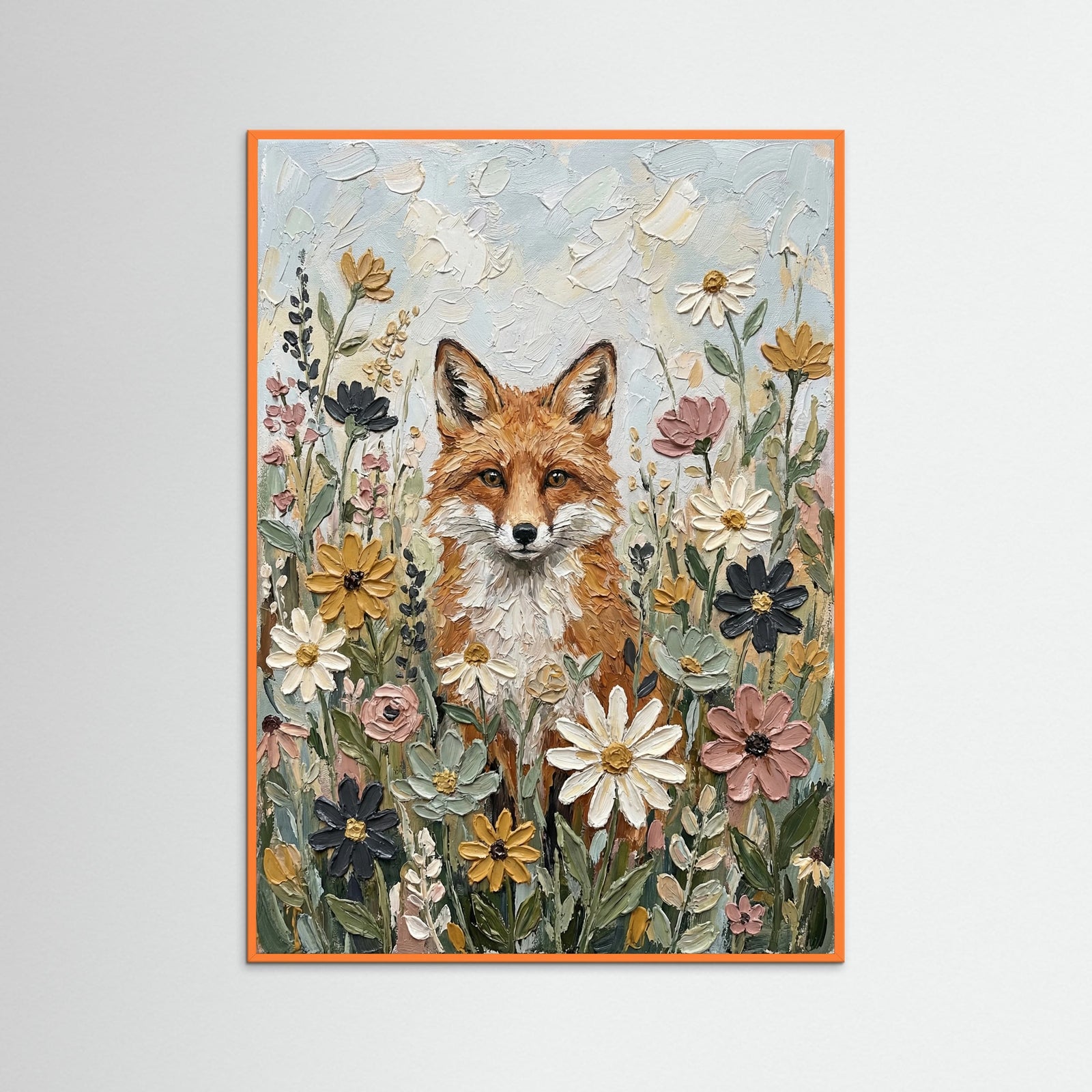 Orange Wood Garden Still Life