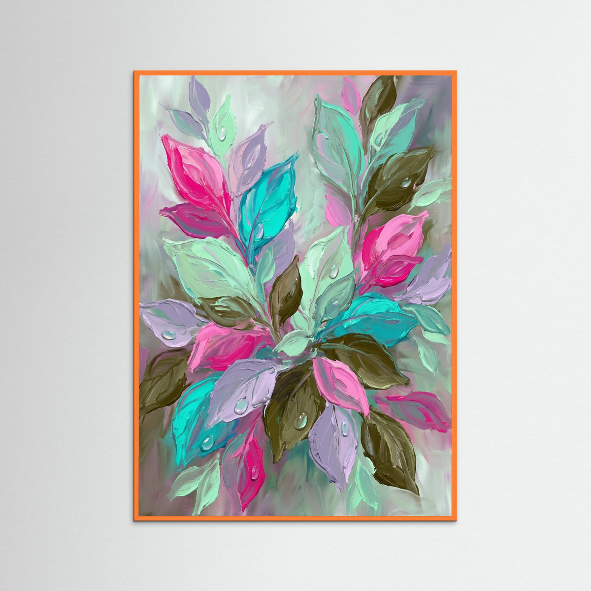 Orange Wood Garden Strokes