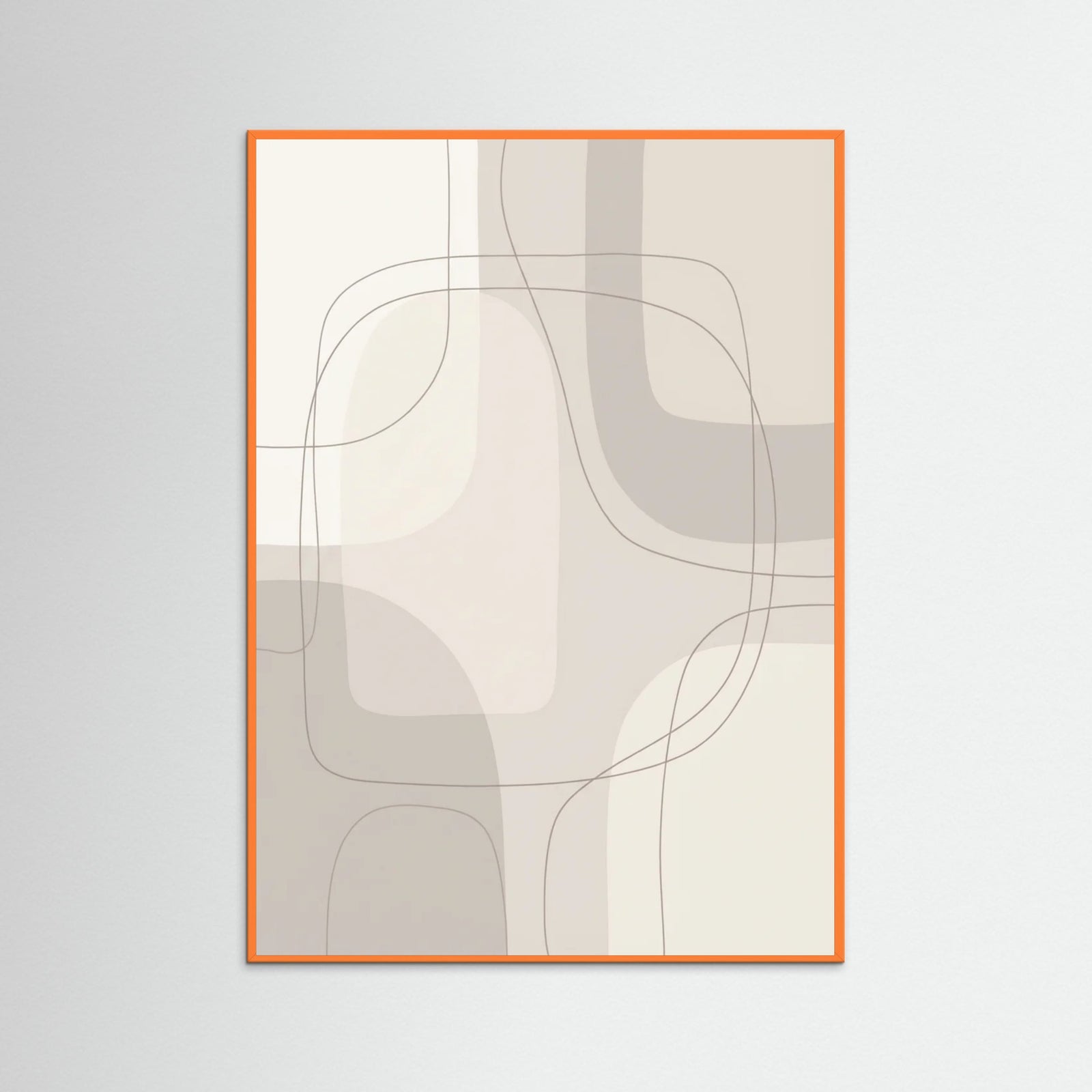 Orange Wood Gentle Curves