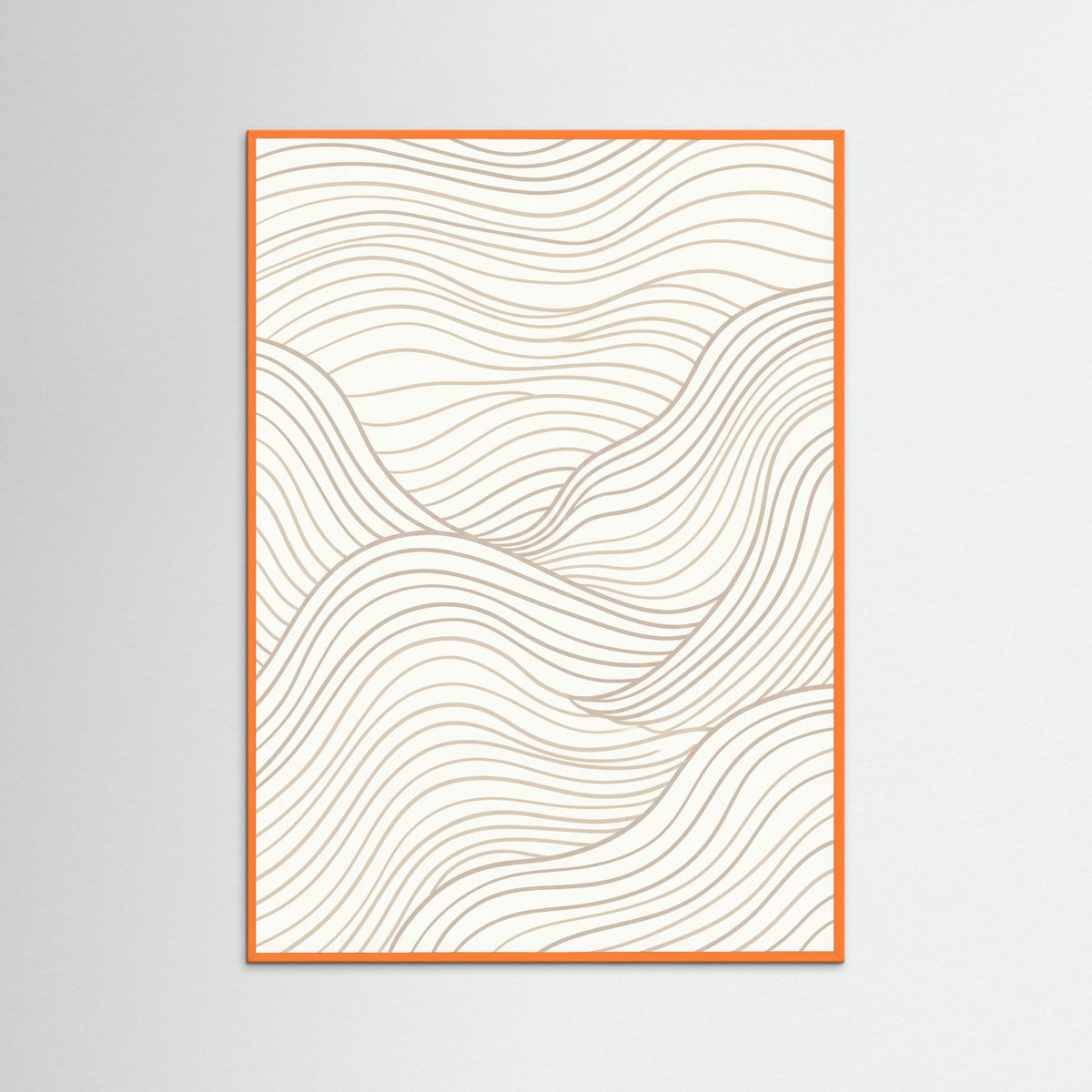 Orange Wood Gentle Curves