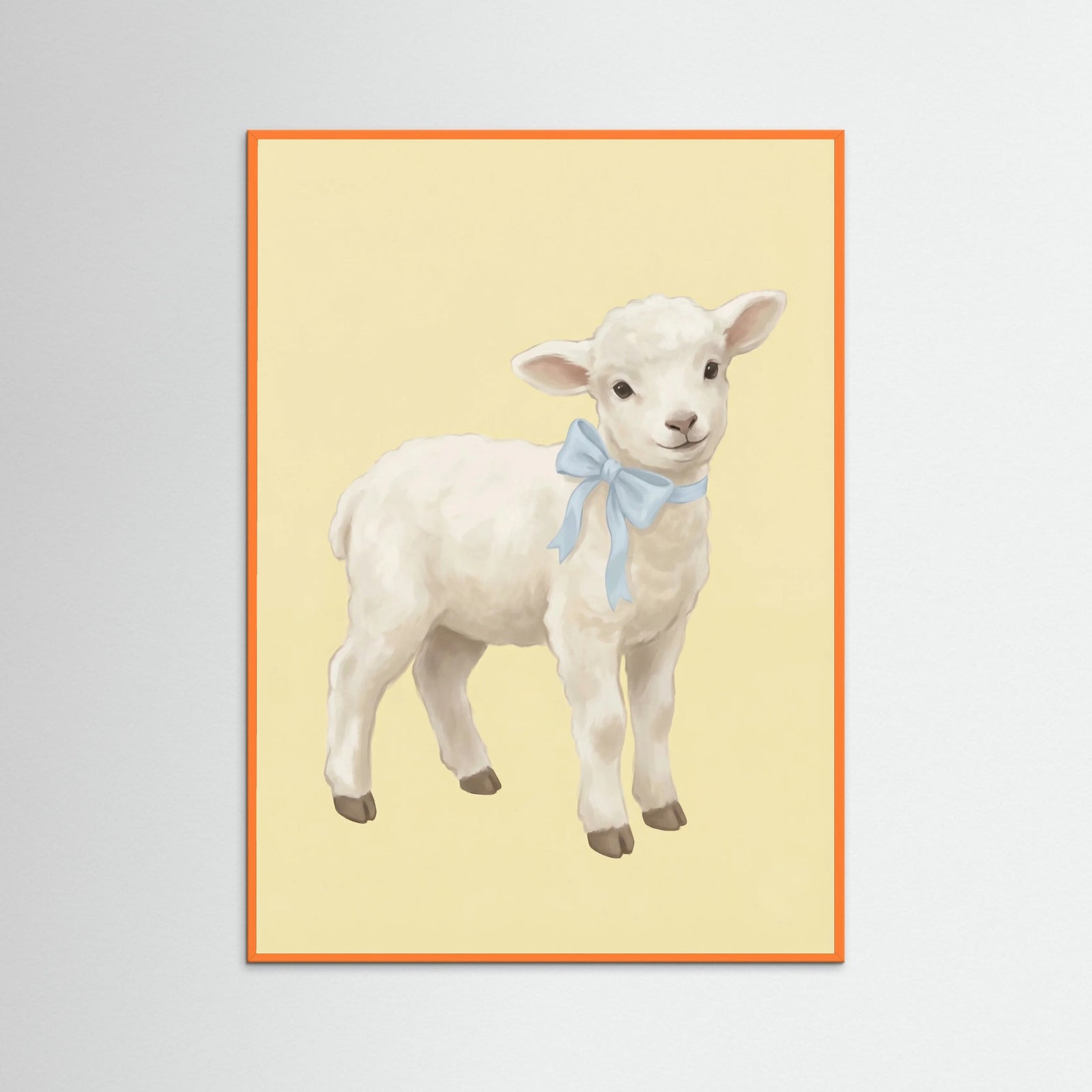 Orange Wood Gentle Duck