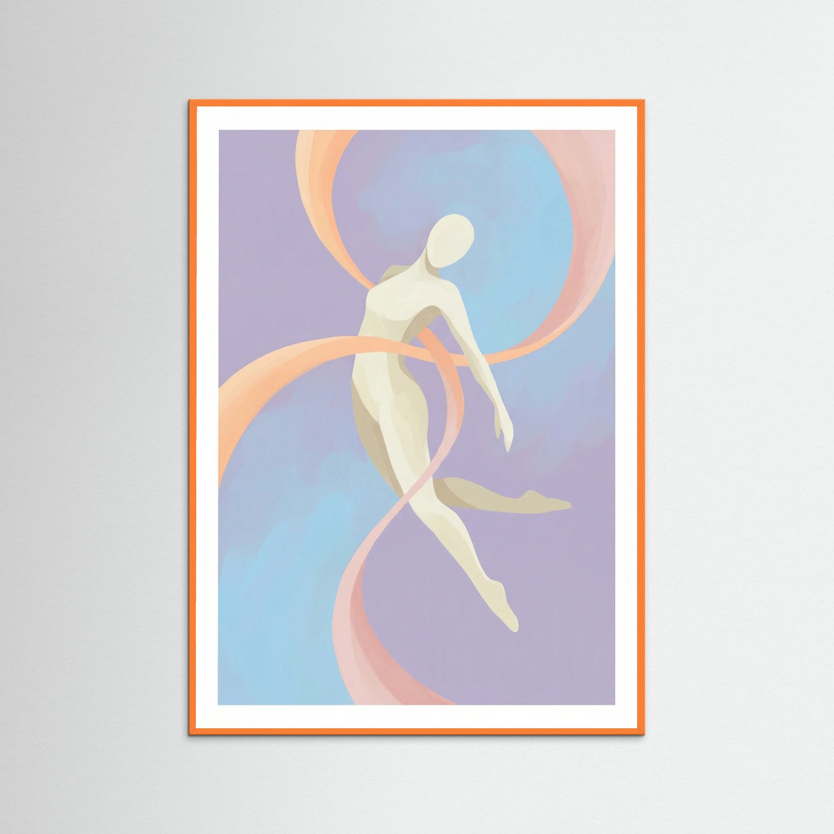 Orange Wood Gentle Embrace Blue