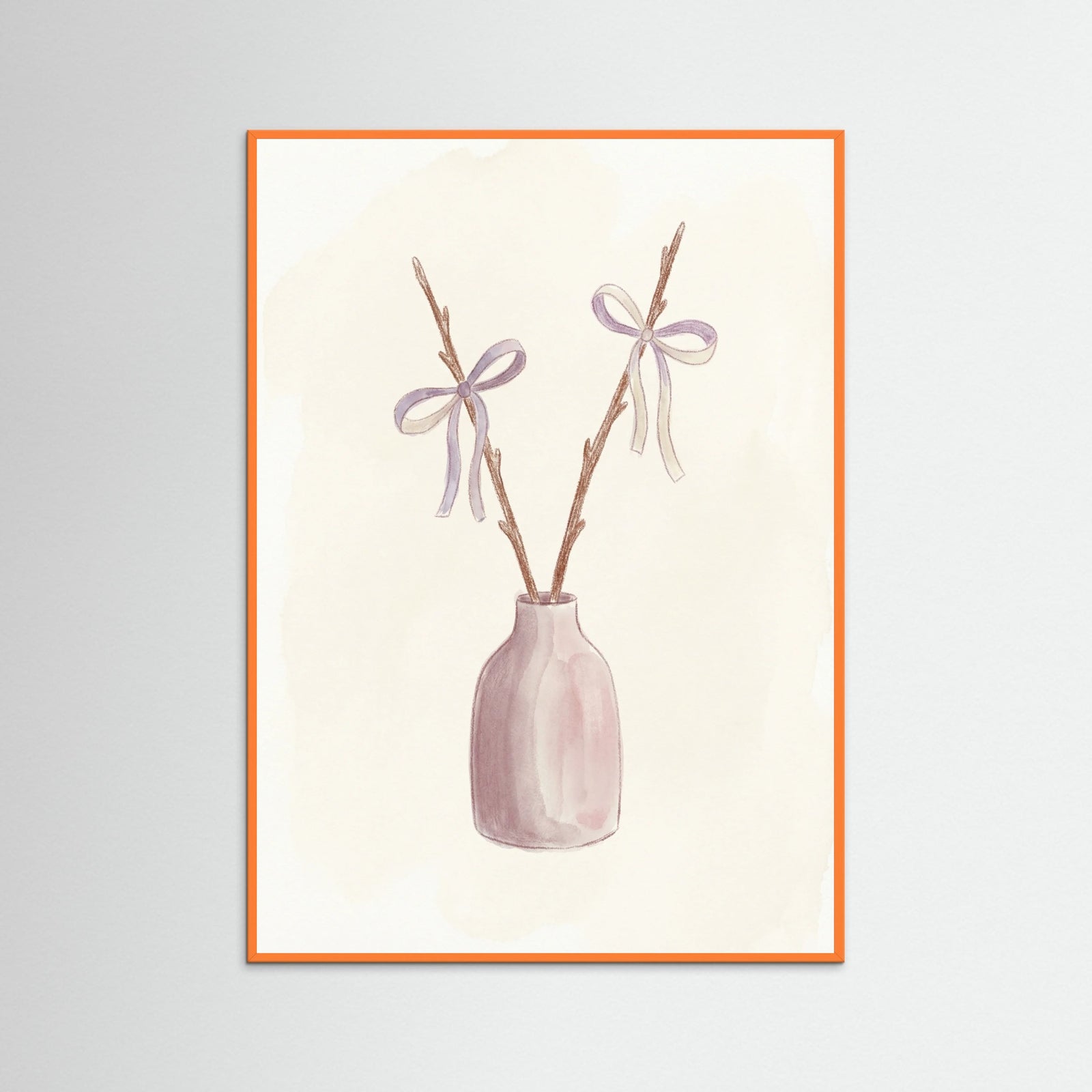 Orange Wood Gentle Gaze