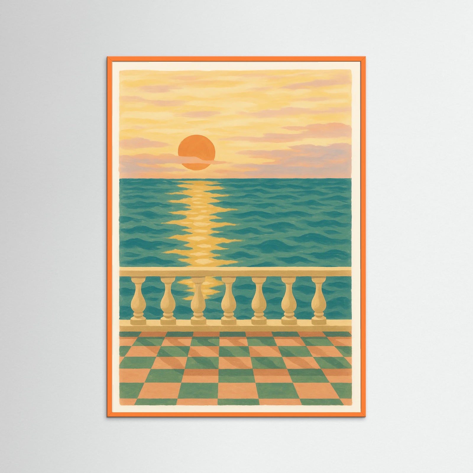 Orange Wood Gentle Glow