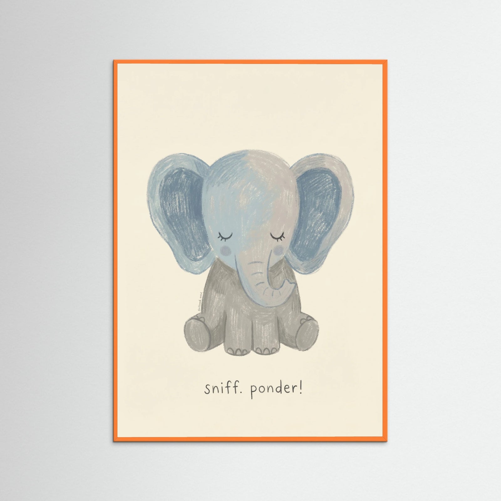 Orange Wood Gentle Lion Cub