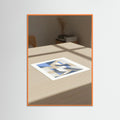 Orange Wood Geometric Aperture