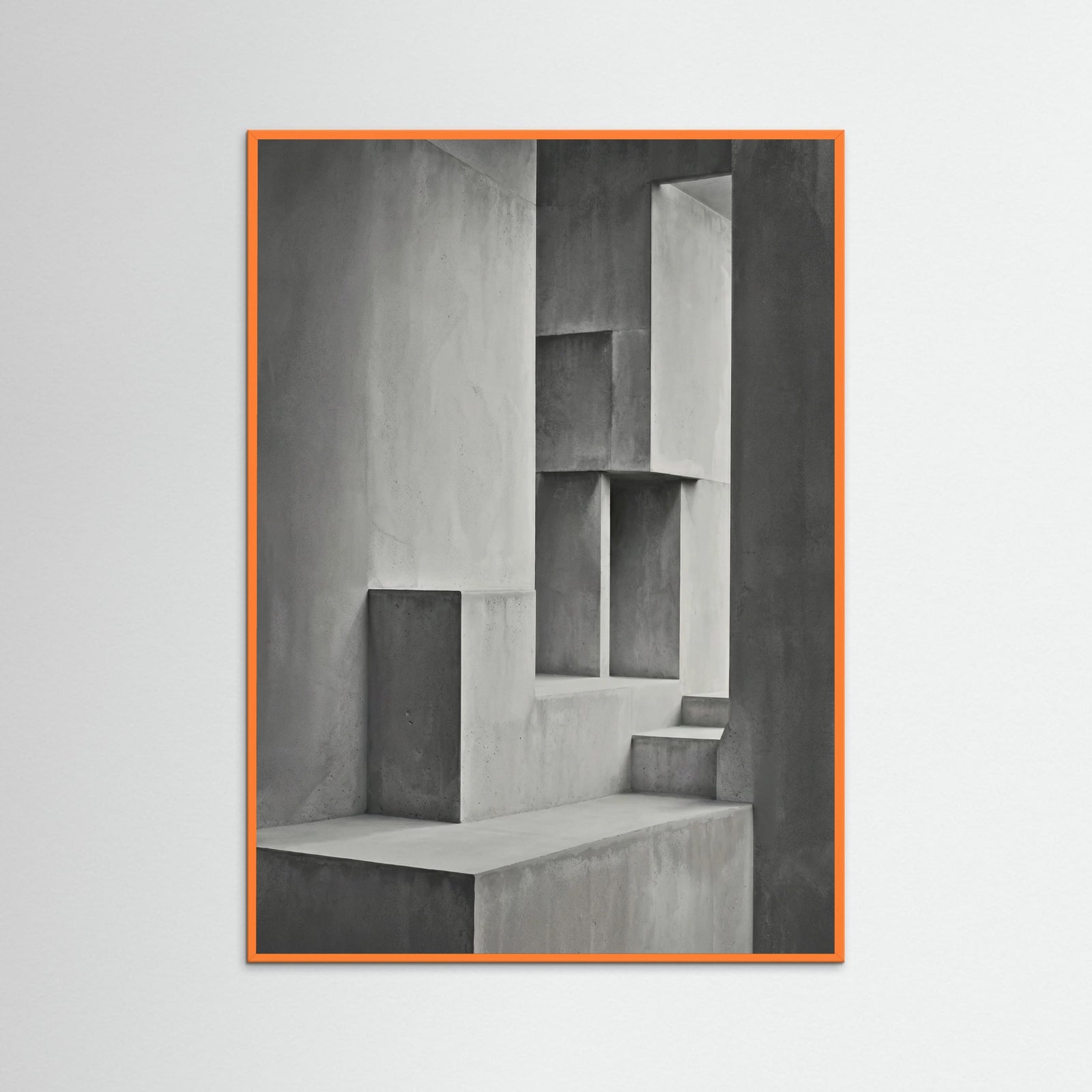 Orange Wood Geometric Depth