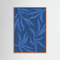 Affiche Ghost Fern 2 Indigo Monochrome – affiche et impression d’art