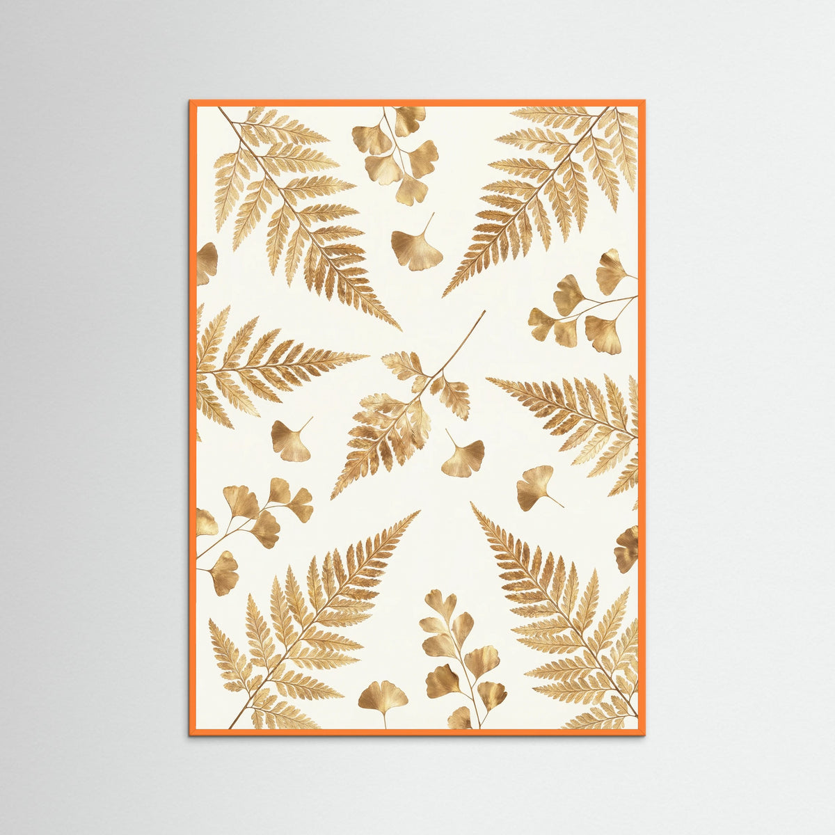 Orange Wood Gilded Eucalyptus