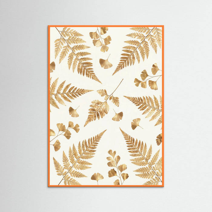 Orange Wood Gilded Eucalyptus