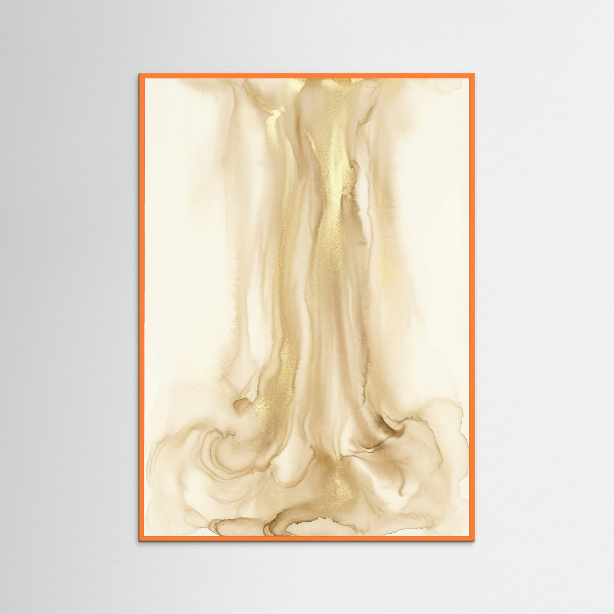 Orange Wood Gilded Mist