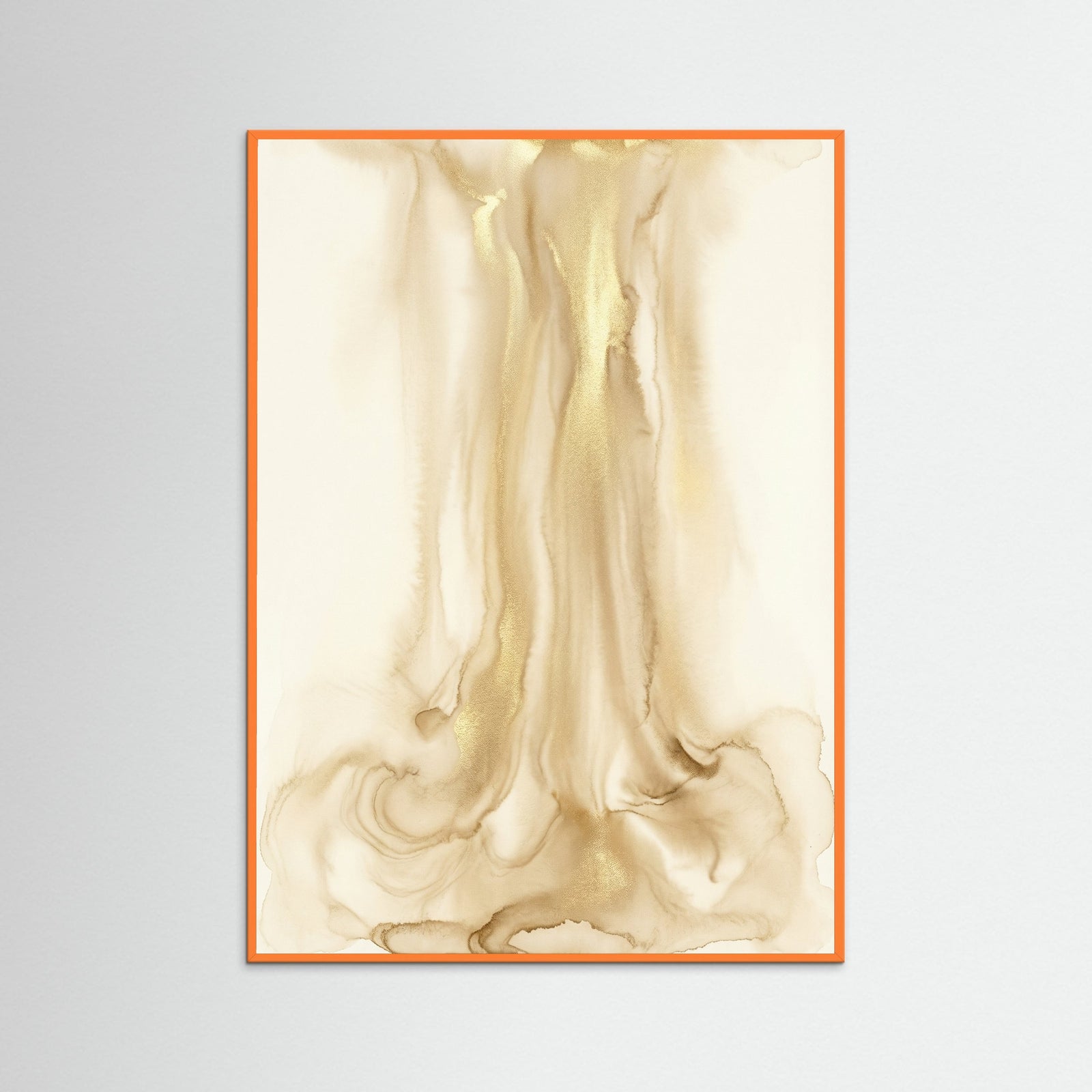 Orange Wood Gilded Mist