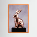 Orange Wood Gilded Playmate