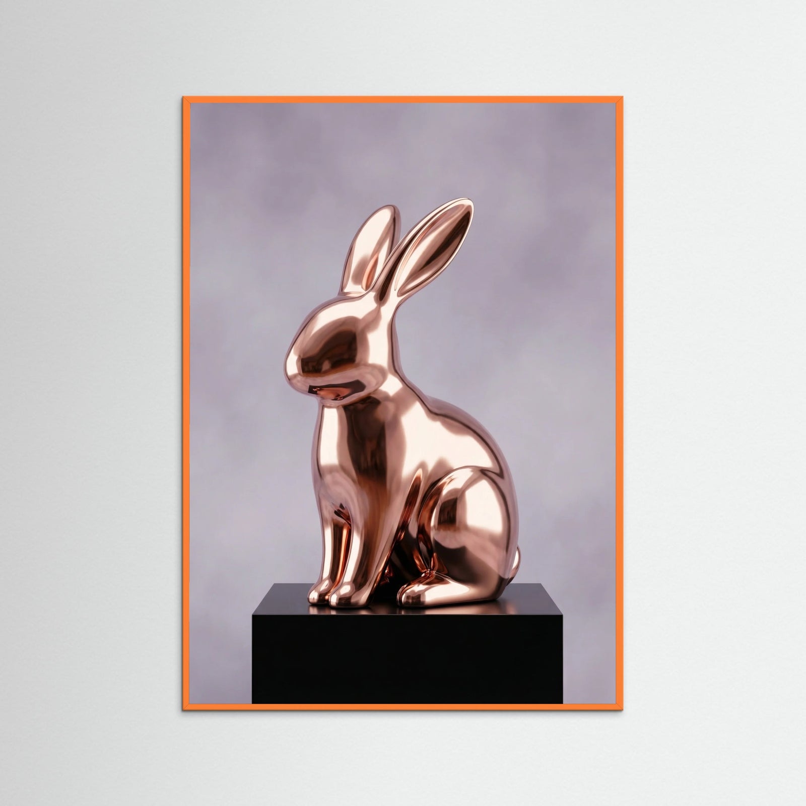 Orange Wood Gilded Playmate