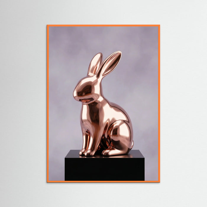 Orange Wood Gilded Playmate