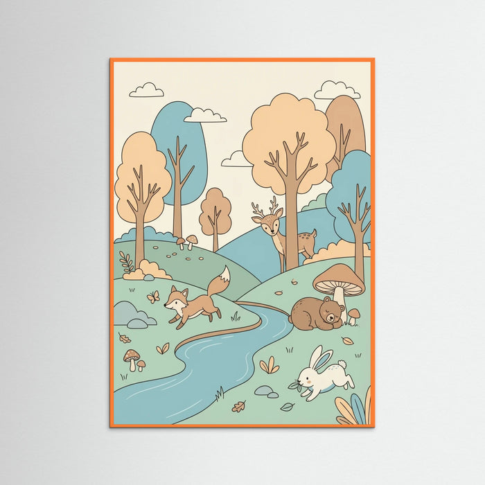 Orange Wood Global Friends Map