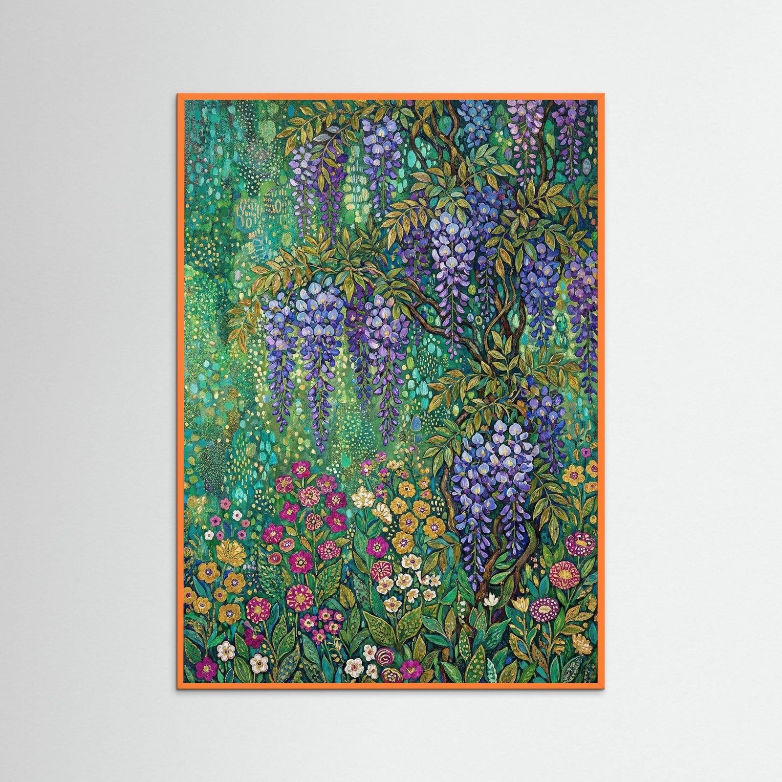 Orange Wood Golden Ascent