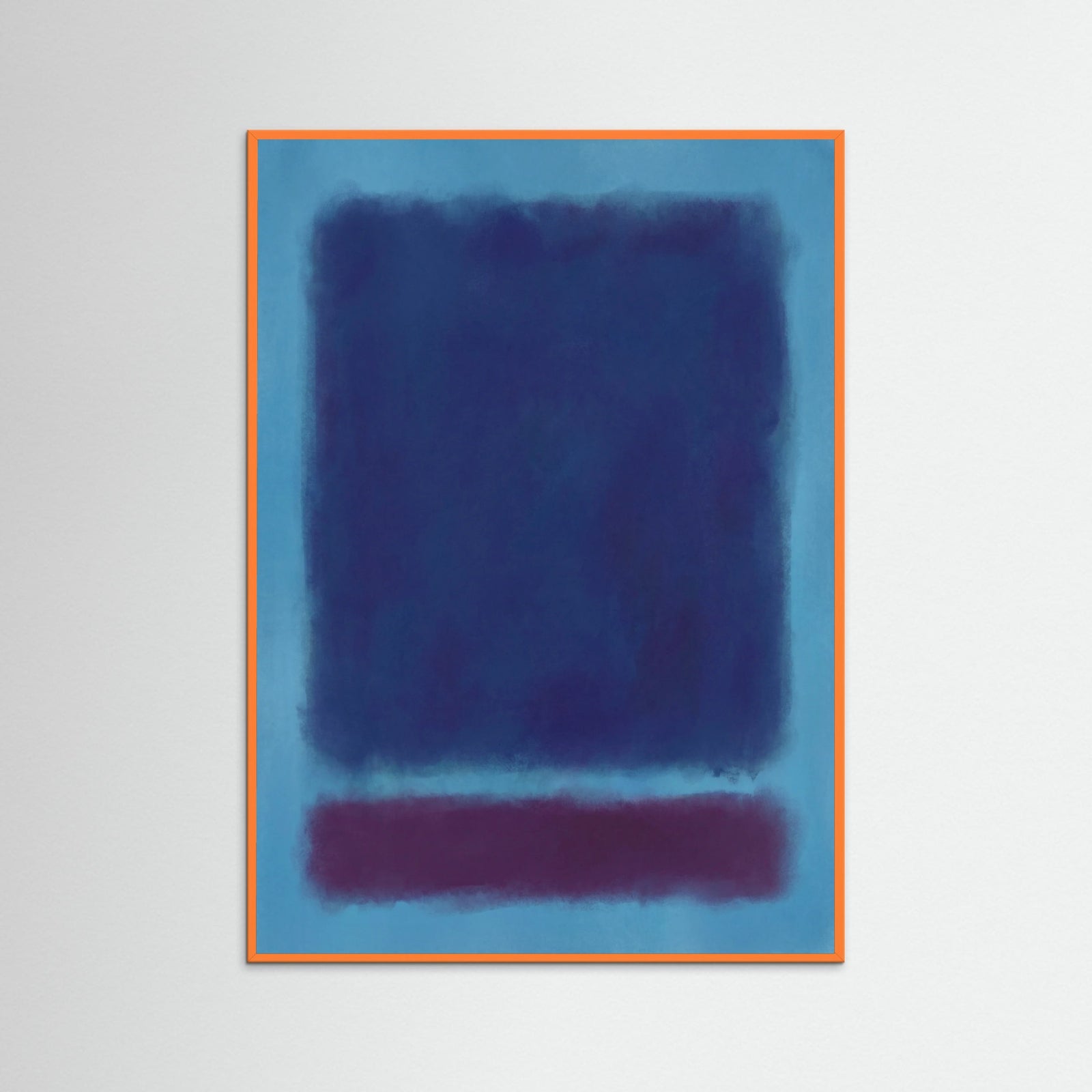 Orange Wood Golden Crimson Fields