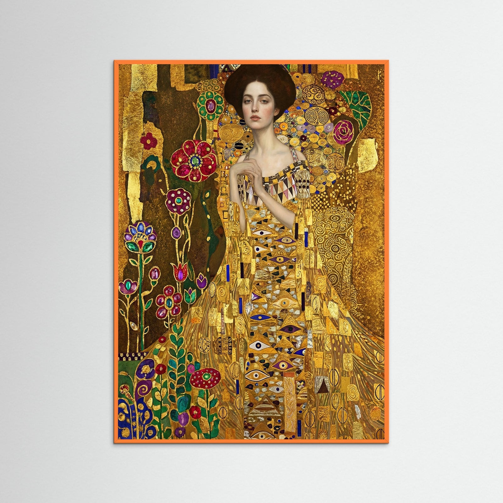 Orange Wood Golden Embrace