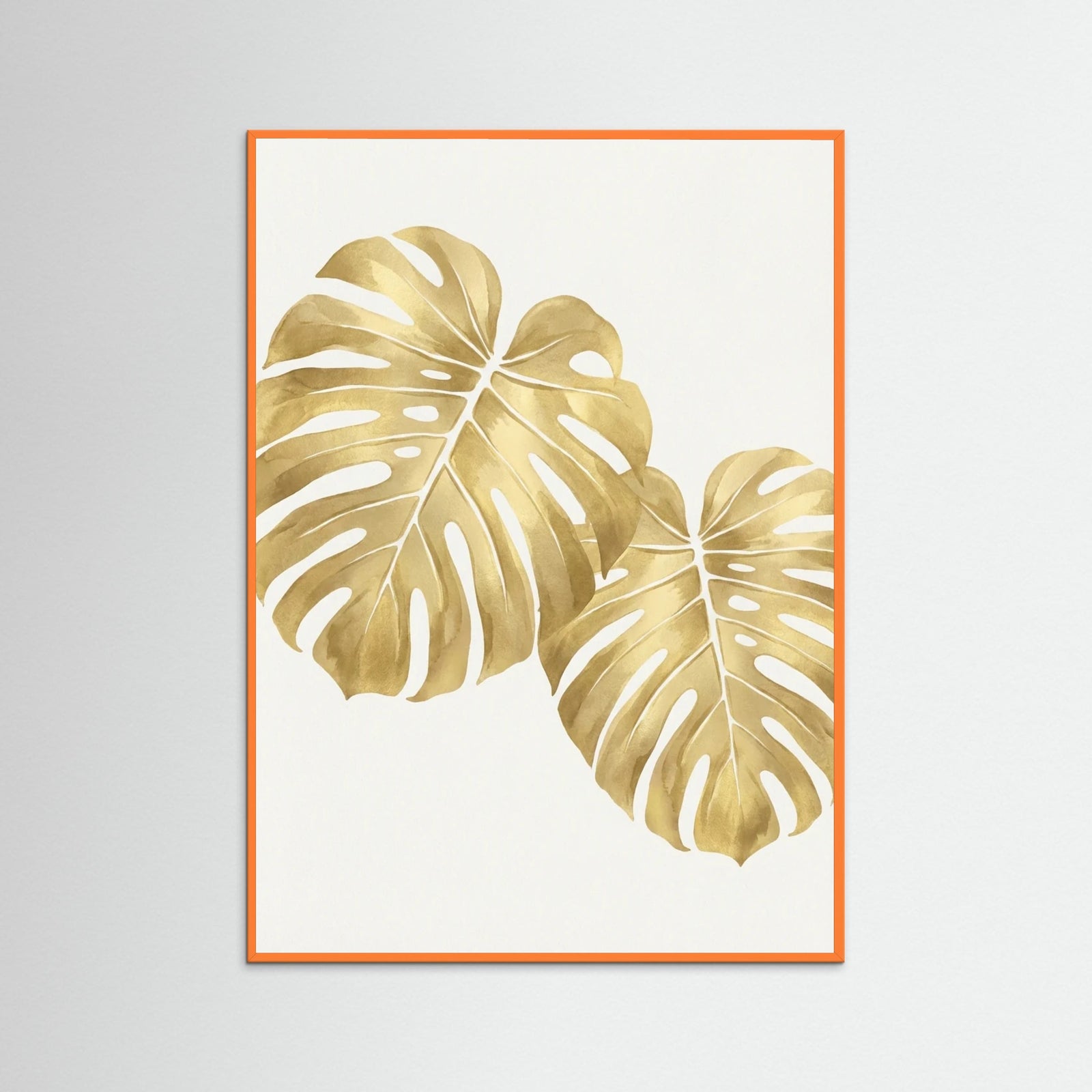 Orange Wood Golden Frond