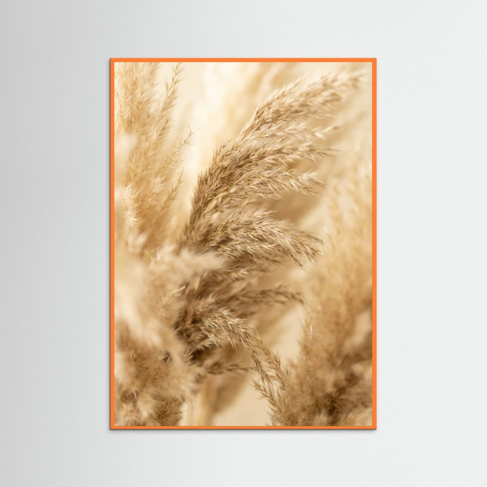 Orange Wood Golden Fronds