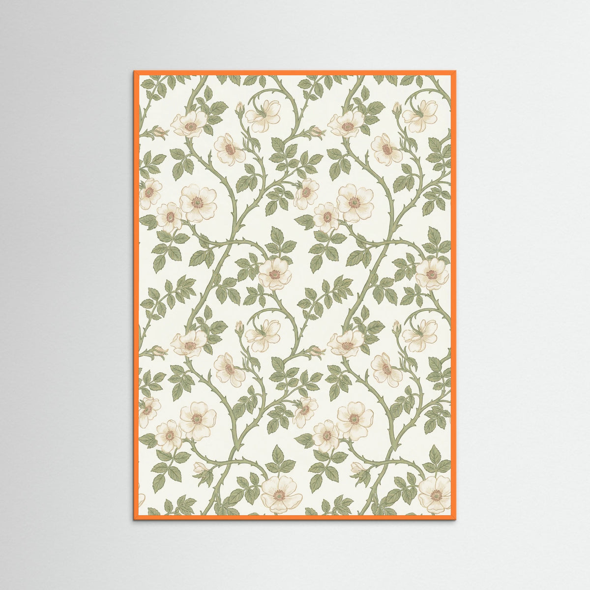 Orange Wood Golden Fruit Ornament