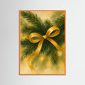 Orange Wood Golden Garland