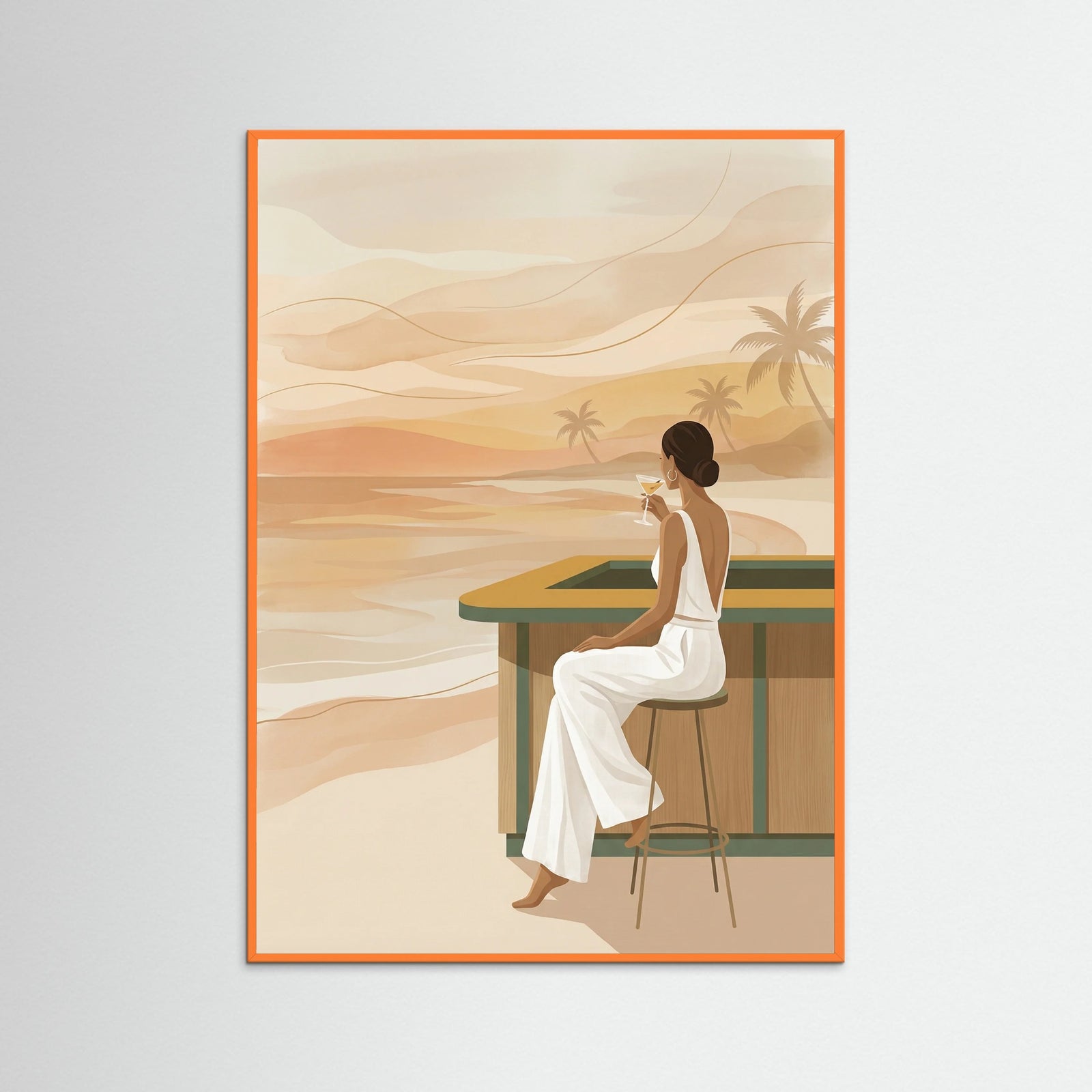 Orange Wood Golden Hour Lounge