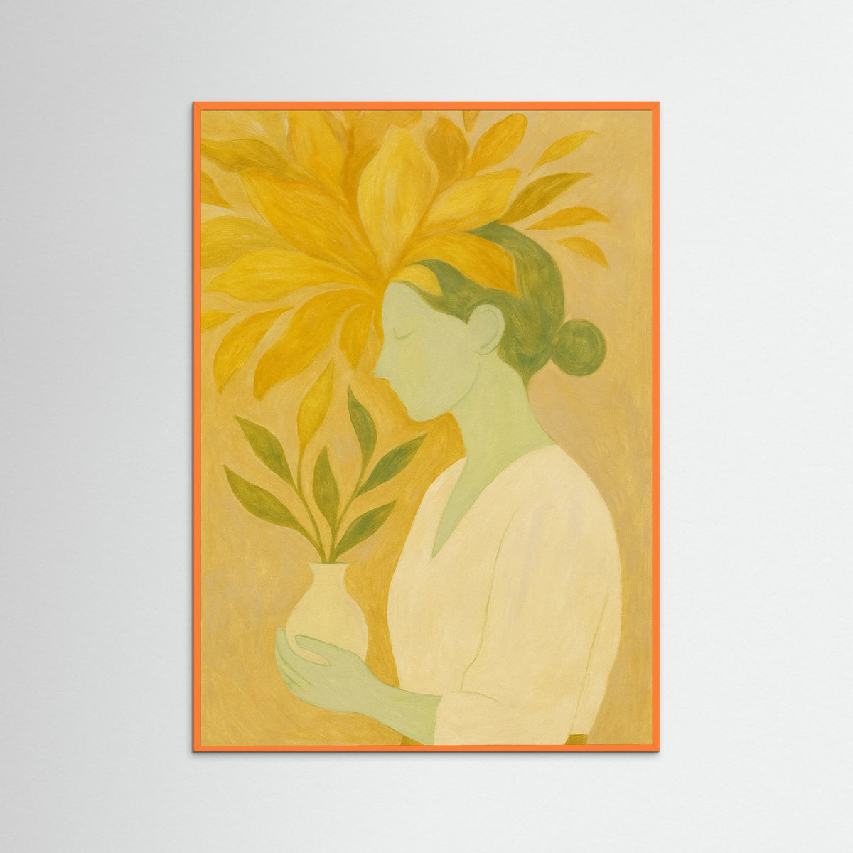 Orange Wood Golden Mind