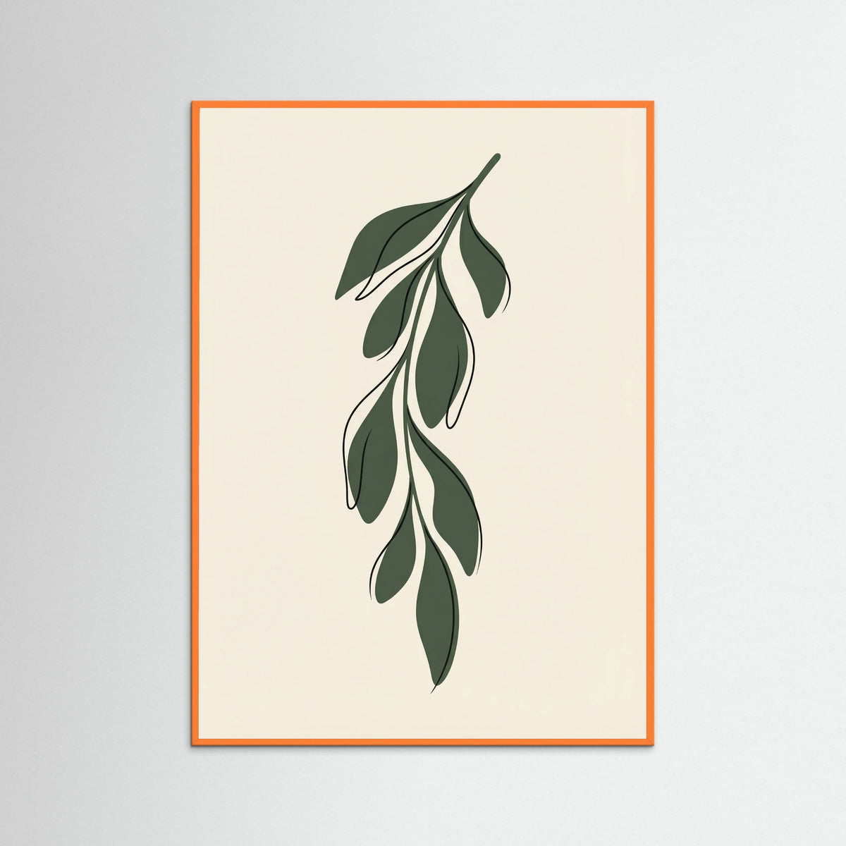 Orange Wood Golden Organic Bloom