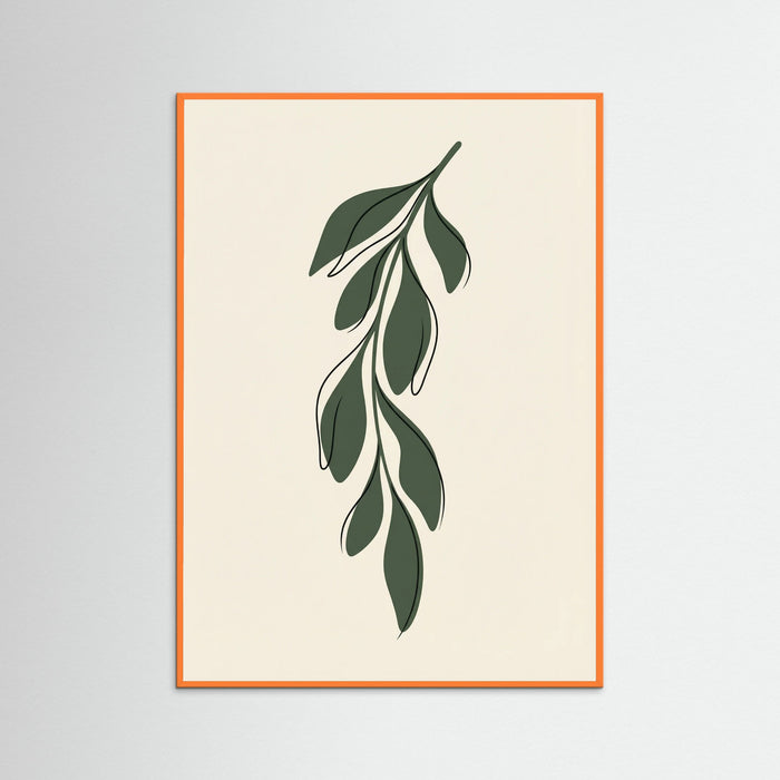 Orange Wood Golden Organic Bloom