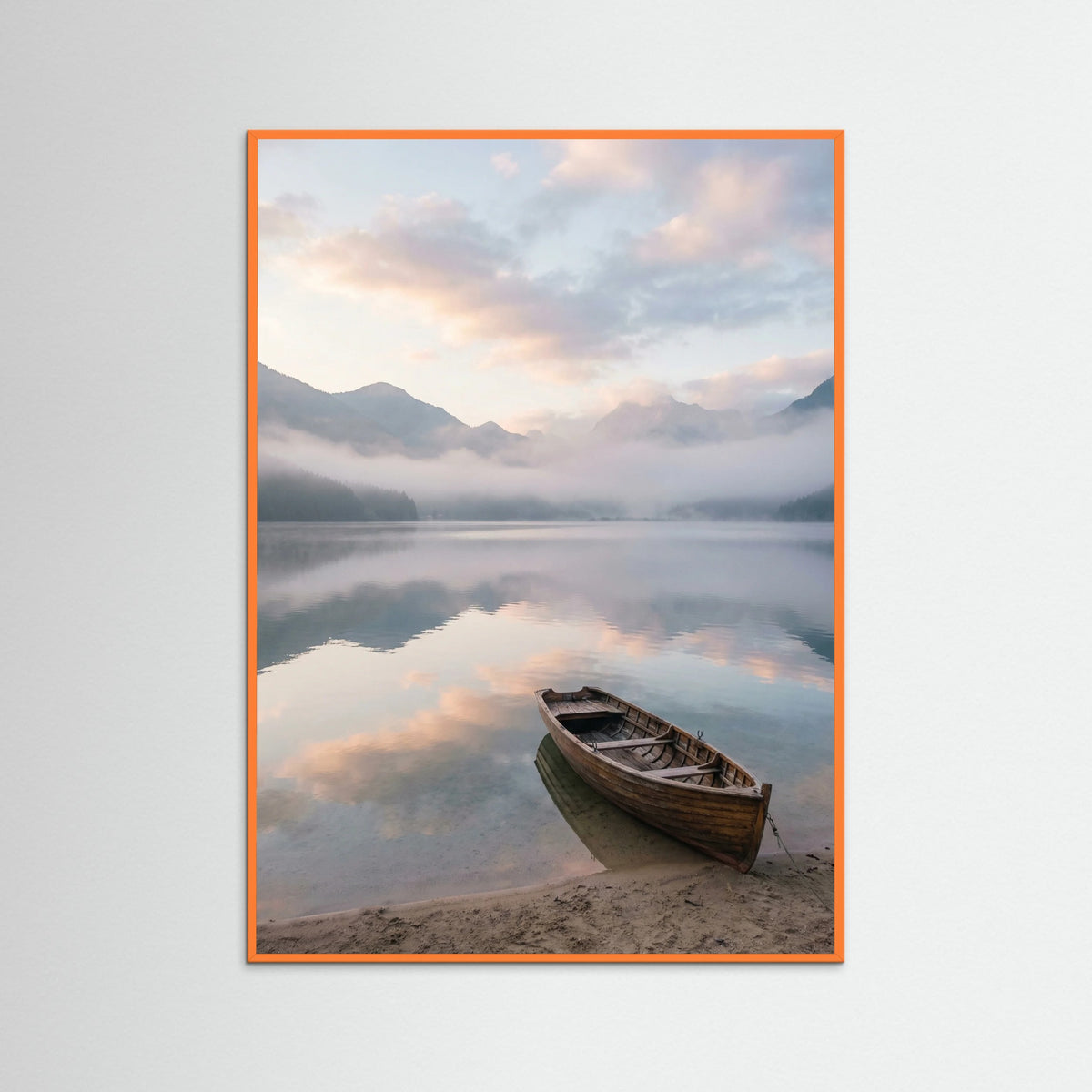 Orange Wood Golden Shore