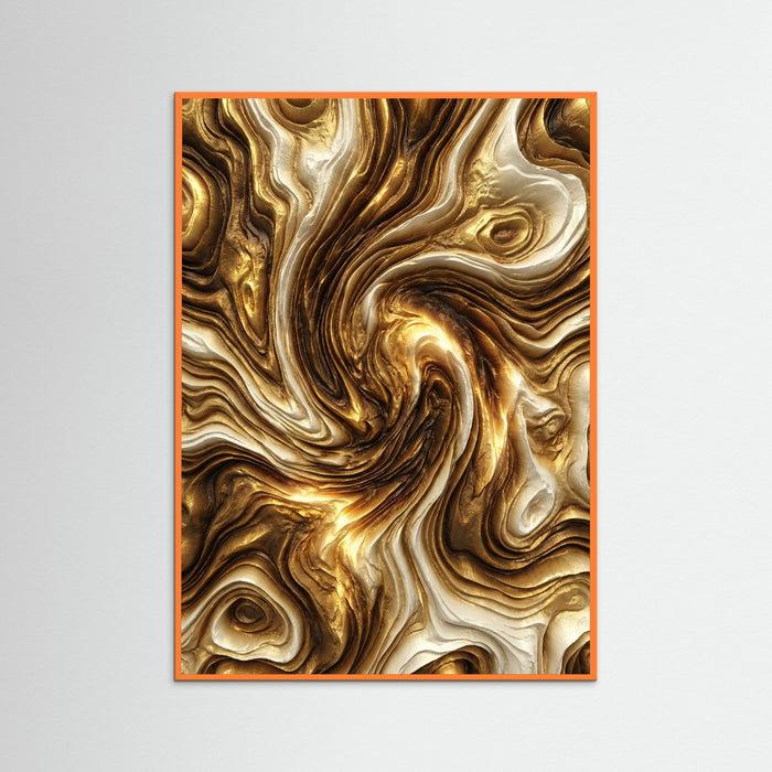 Orange Wood Golden Terrain
