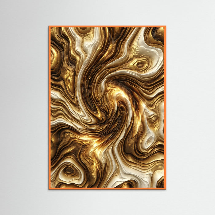Orange Wood Golden Terrain